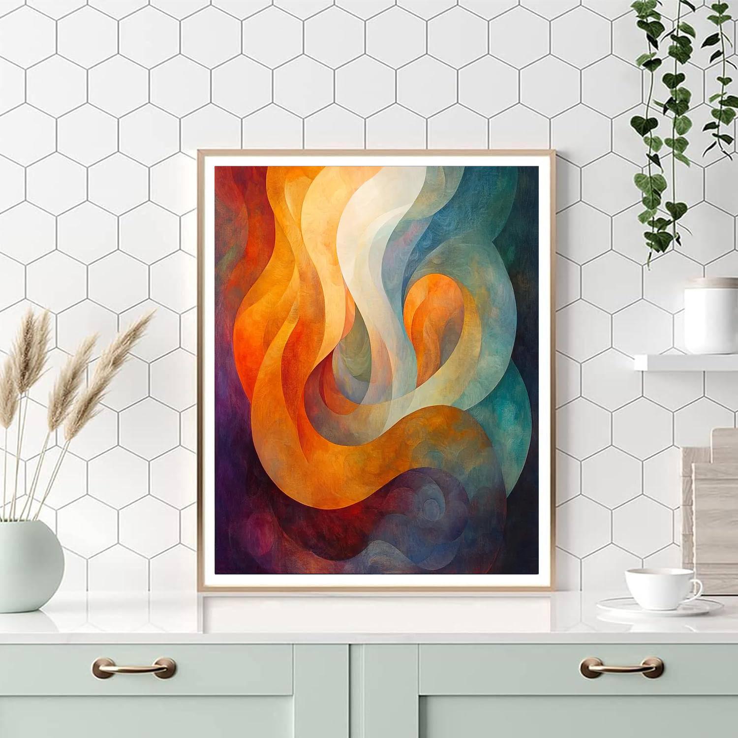 Nandalal Bose Inspired Mythical Elements  Painting Number Kit