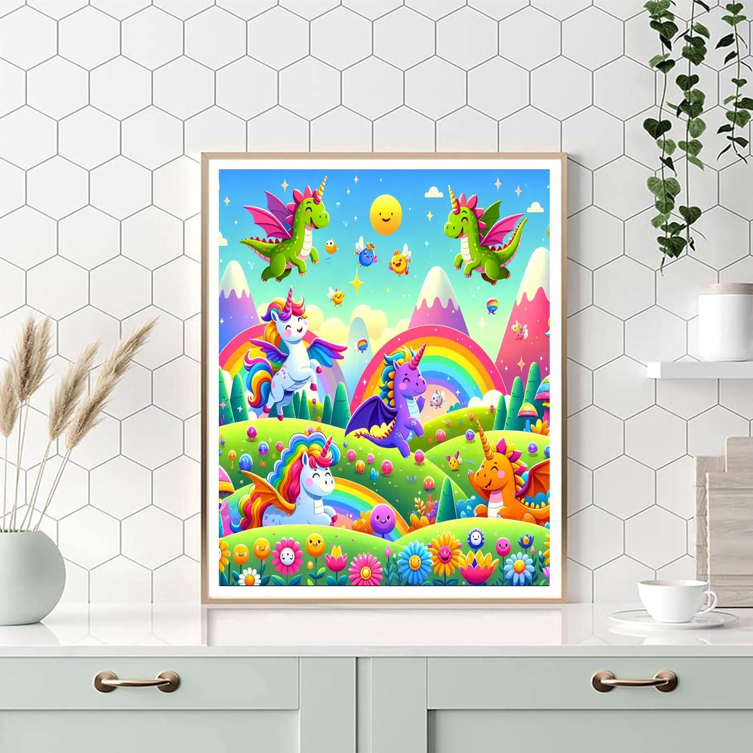 Magical Fantasy Adventures Paint By Numbers Kits