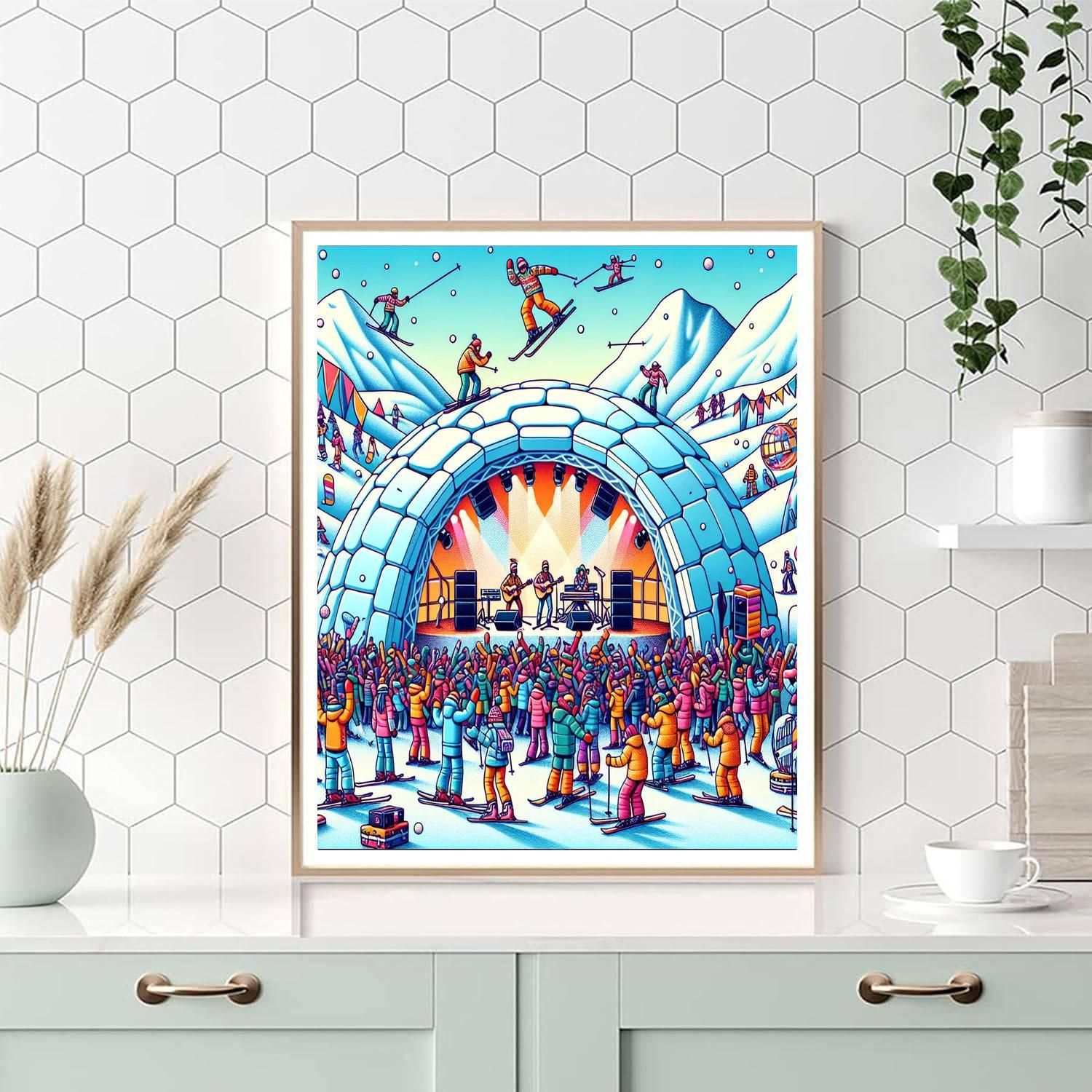 Snowbombing Festival Paint By Number