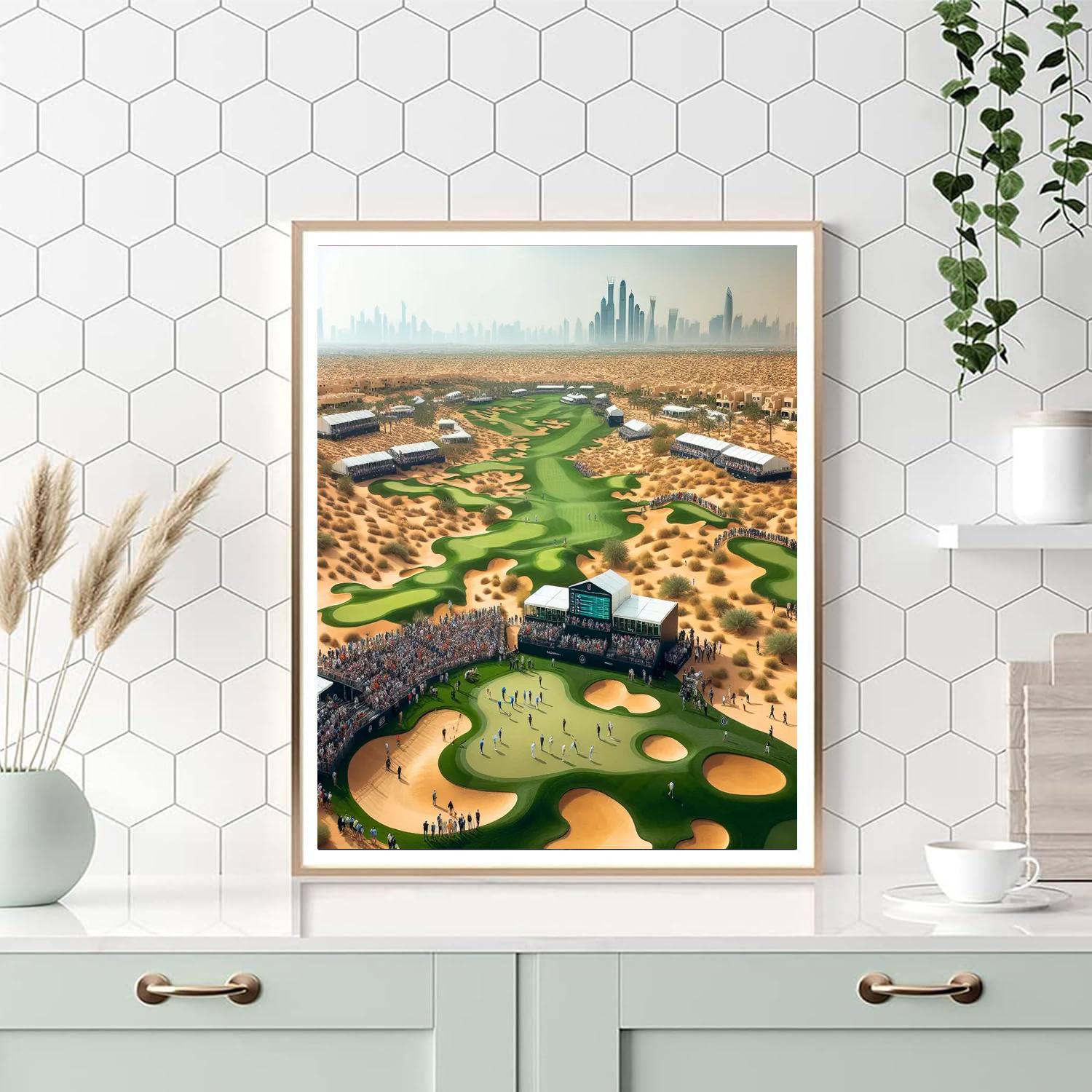 Dubai Desert Classic - Dubai Painting Number Kit