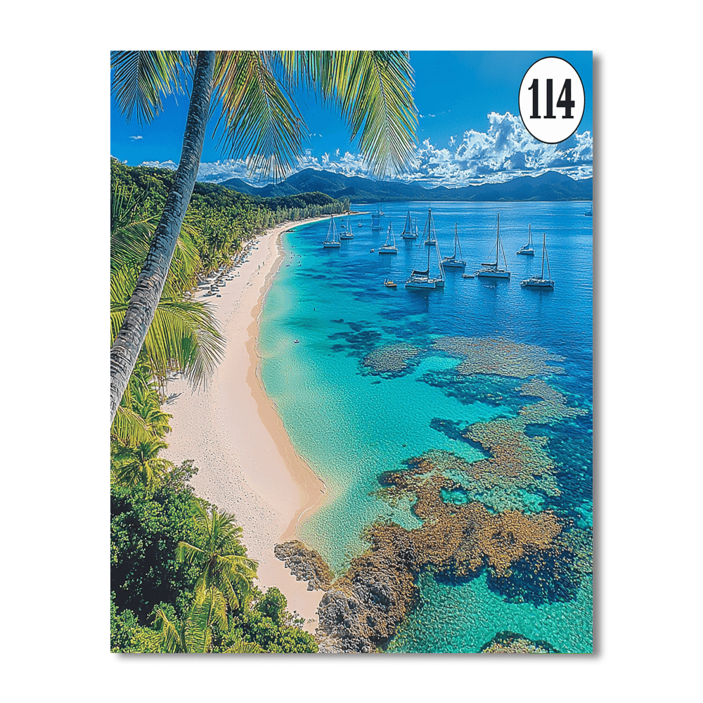 Whitsunday Islands Numbered Painting Kits