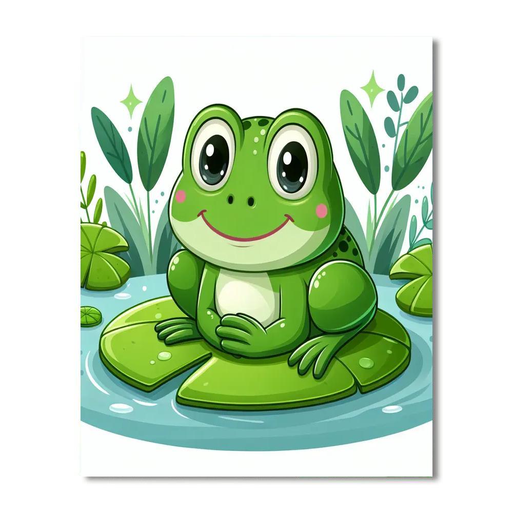 Fantastic Frog Frenzy Numbered Painting Kits