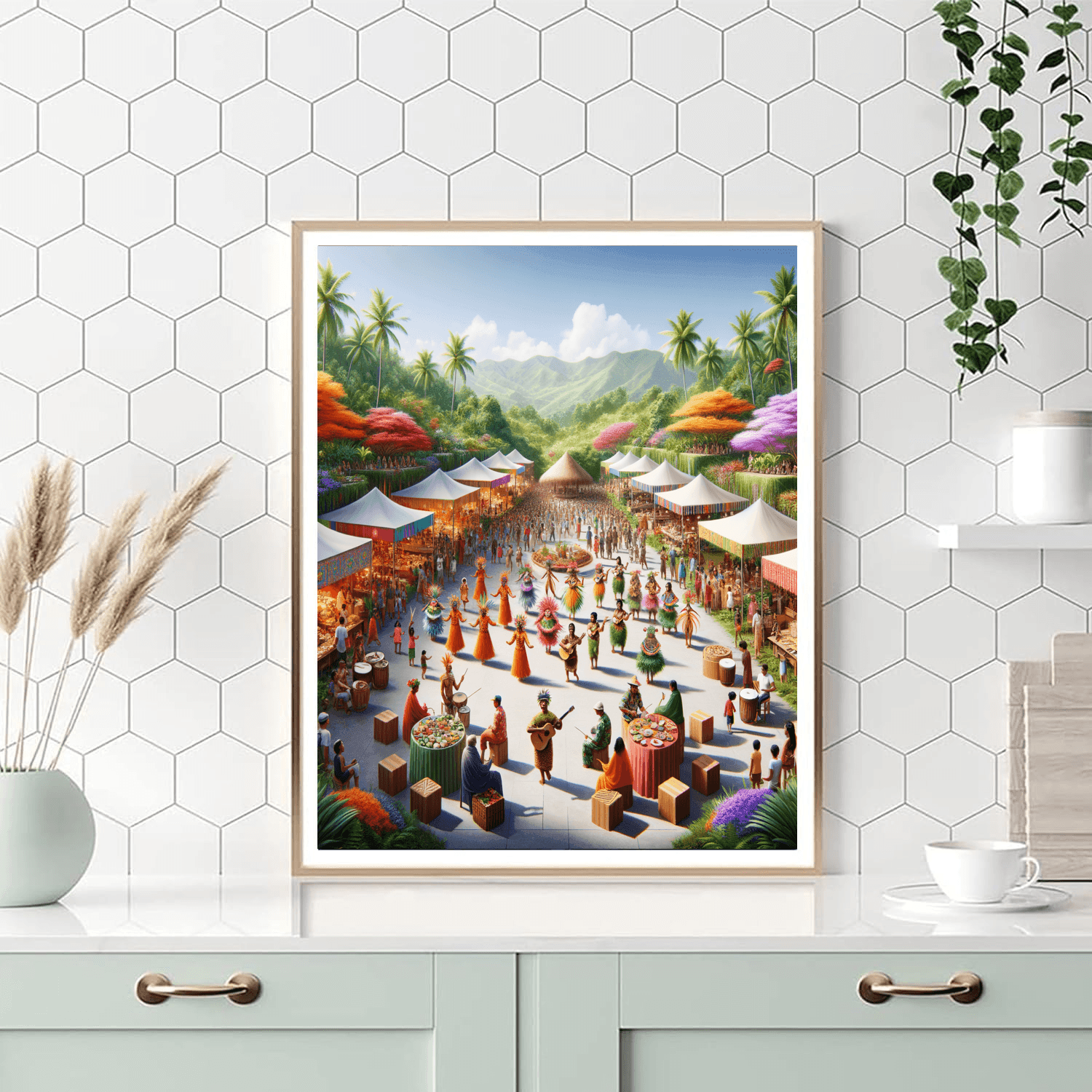 Festival Of Pacific Arts - Guam Painting By Numbers Kit