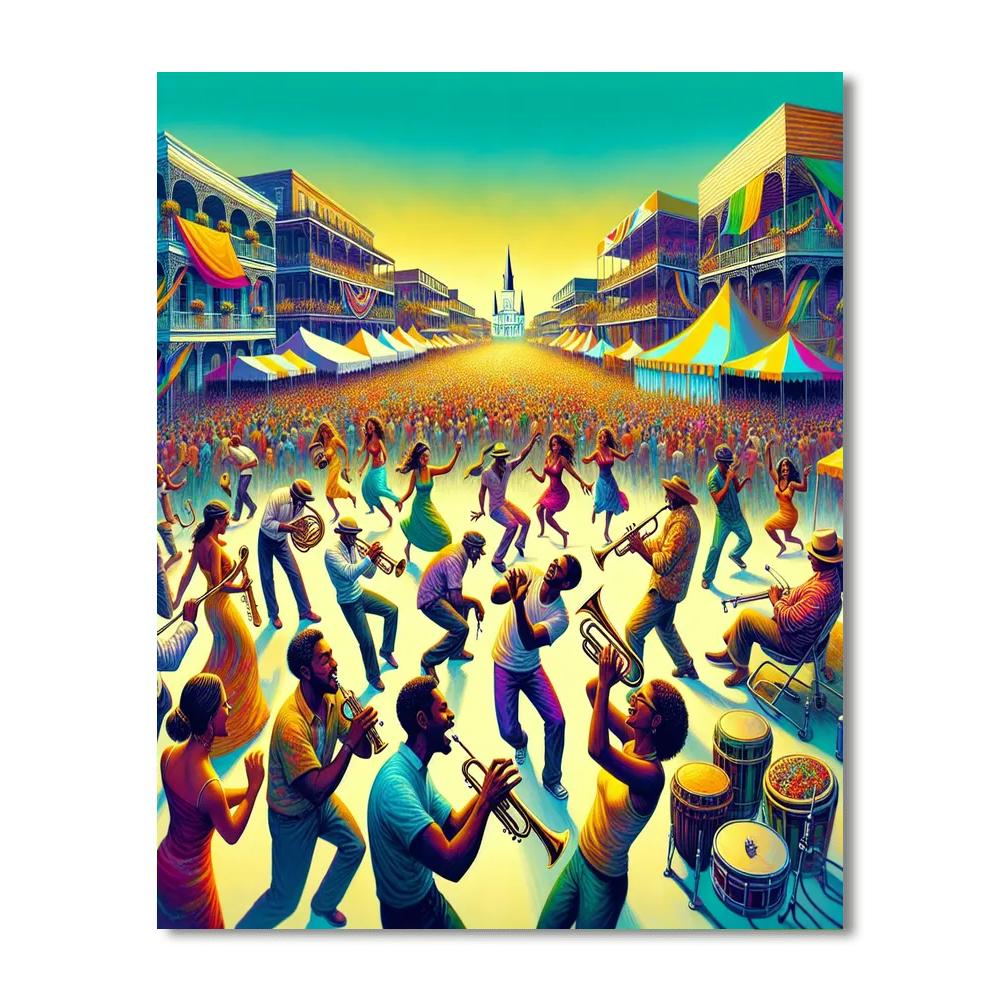 Jazz & Heritage Festival - United States Paint By Numbers