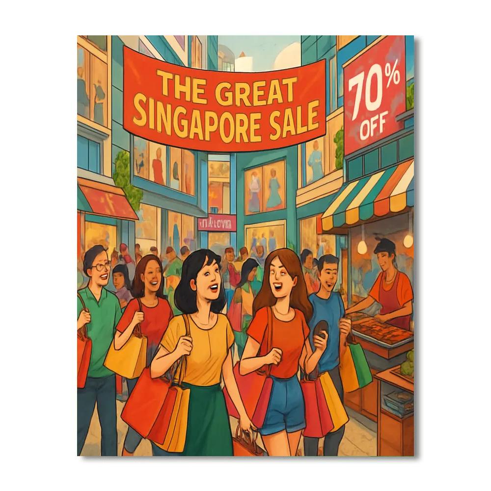 The Great Singapore Sale Paint By Number