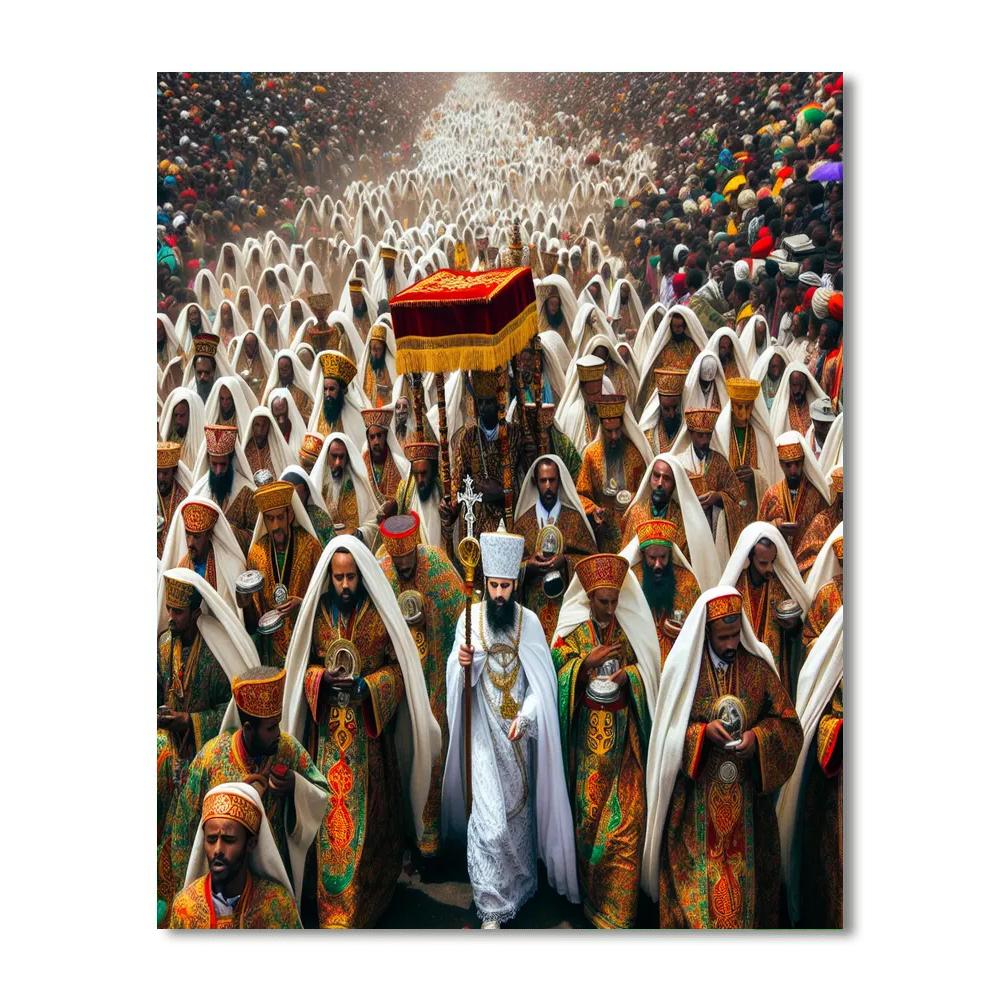 Ethiopian Epiphany - Ethiopia DIY Paint By Numbers