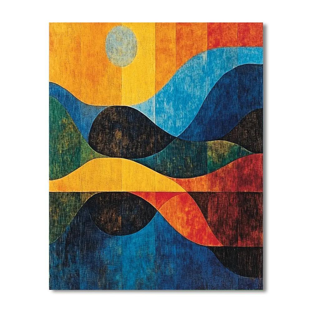 Max Ernst Inspired Dreaming In Colors  Painting By Numbers Kit