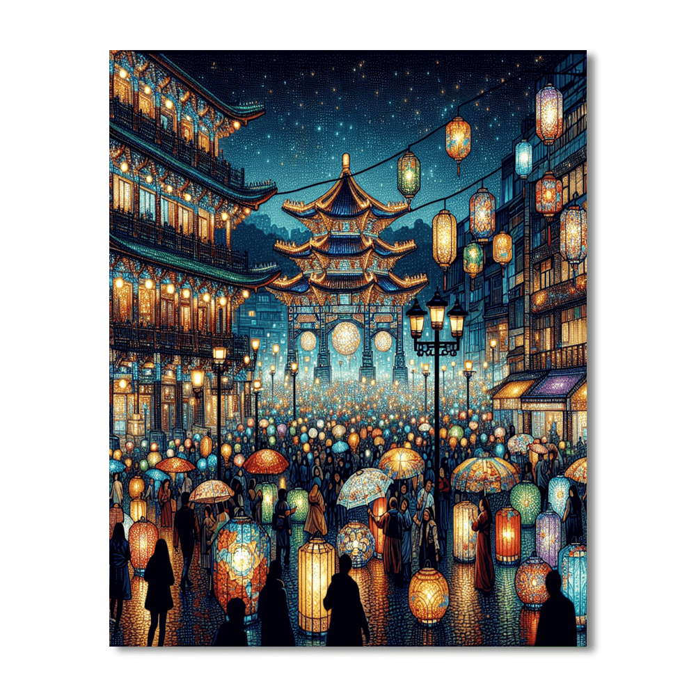 Taipei Lantern Festival - Taipei Number Painting