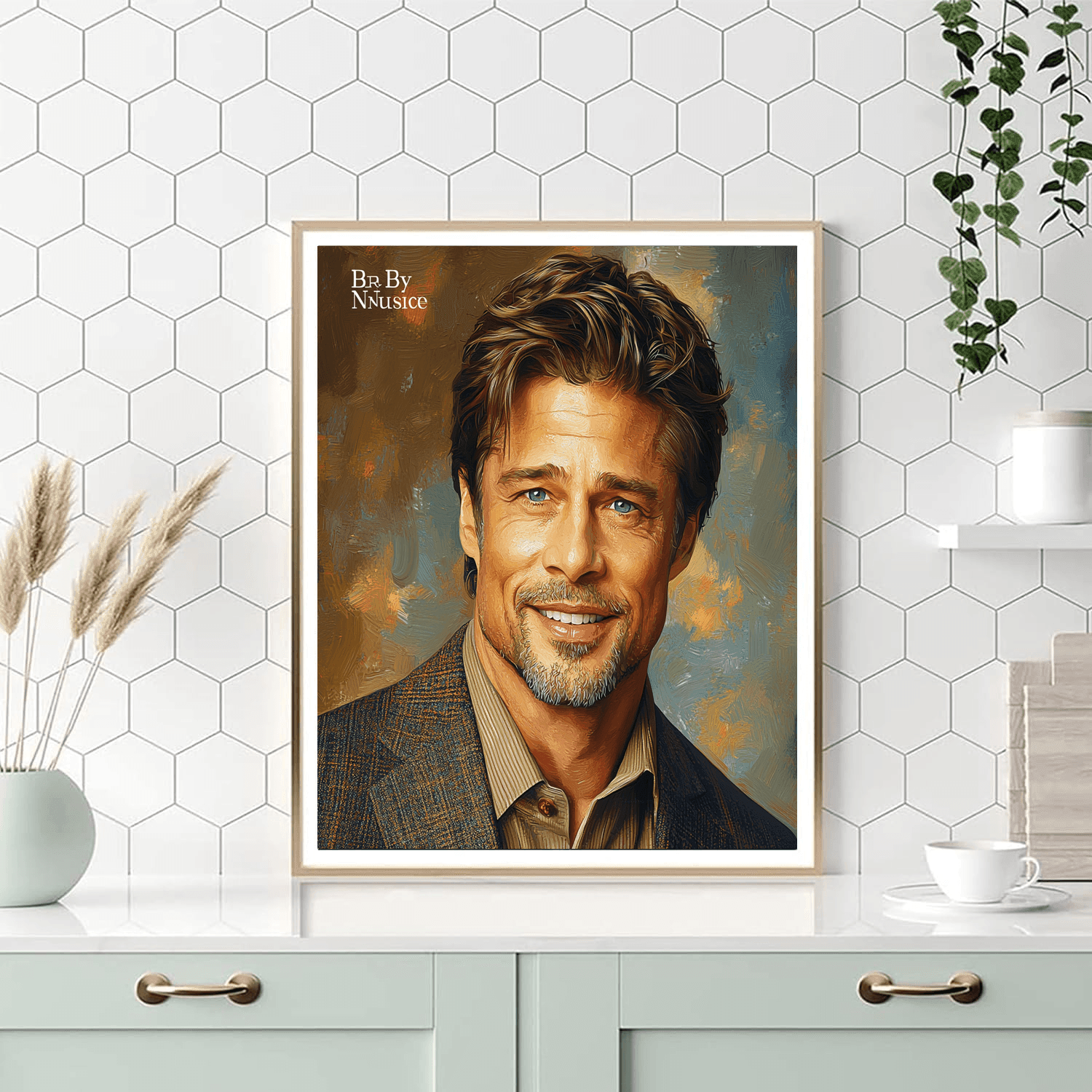 Brad Pitt: Timeless Adventurer Of The Silver Screen Paint By Color