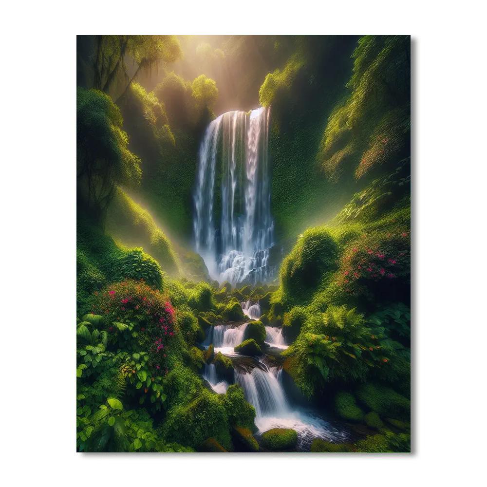 Whimsical Waterfall Magic Painting By Numbers Kit