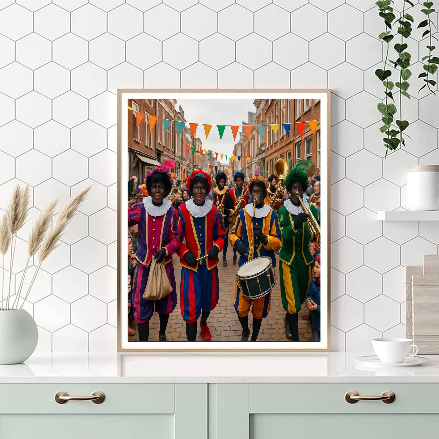 Zwarte Piet Festival - The Netherlands Paint By Numbers Art