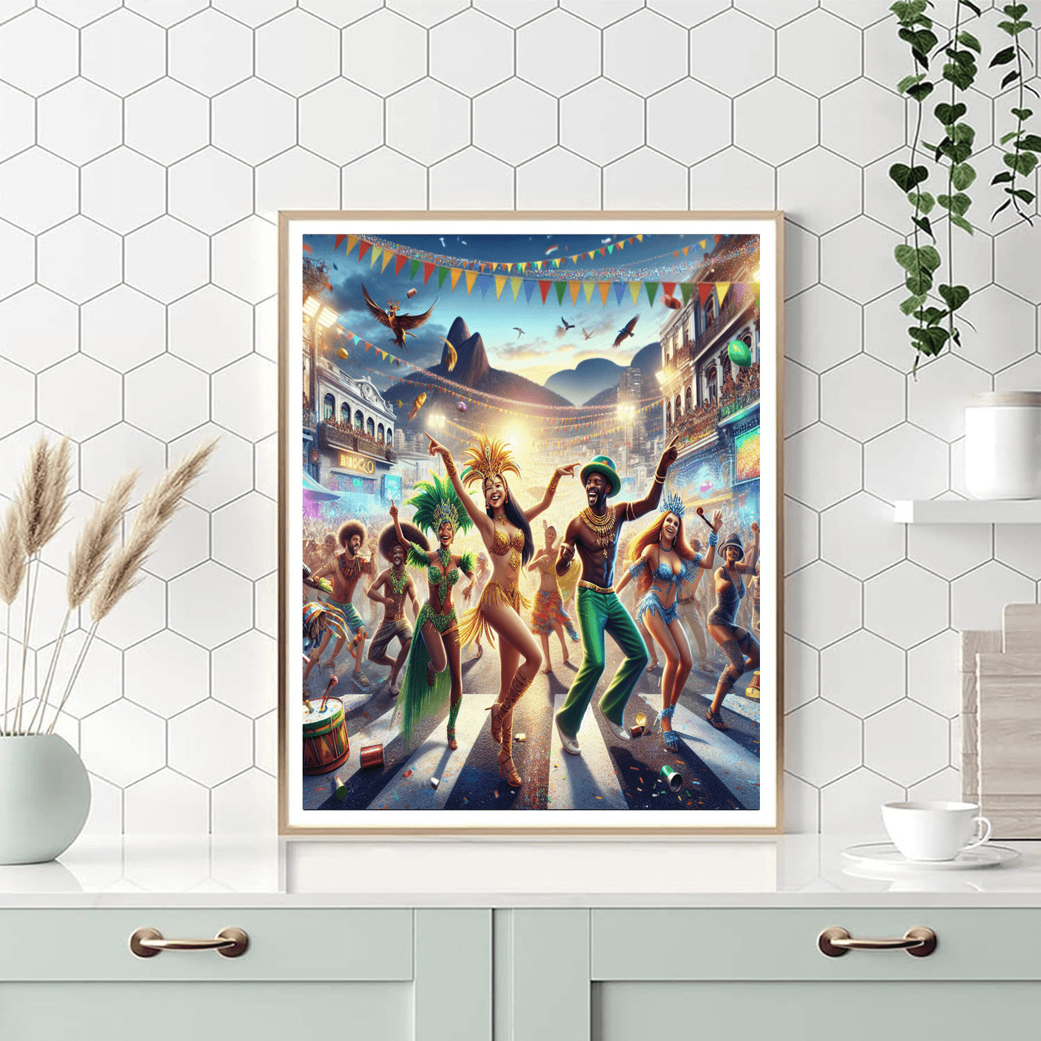 Carnival Of Bloco Painting Number Kit