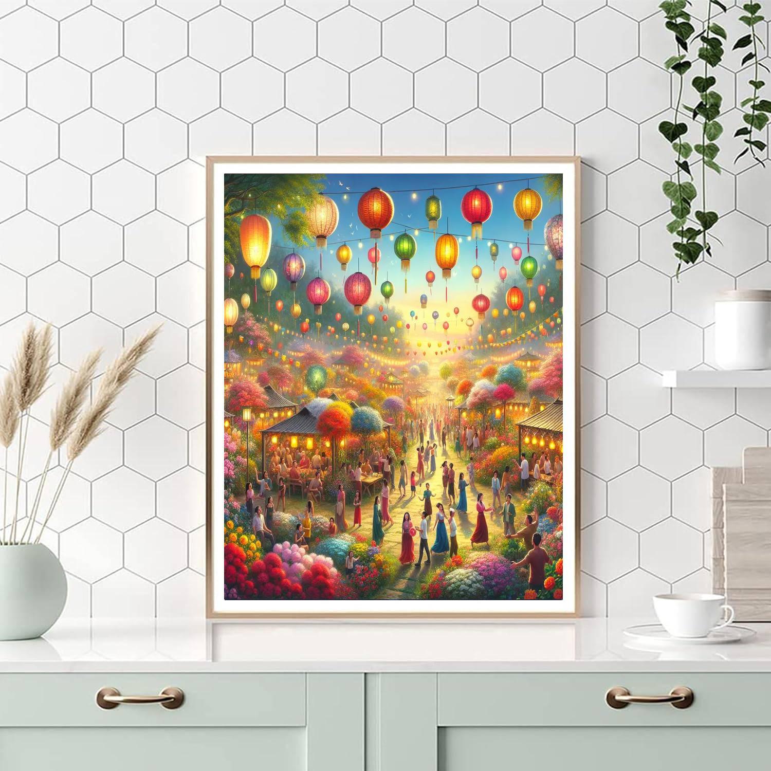Radiant Garden Festival Paint By Color