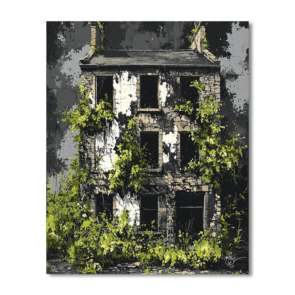 Banksy Inspired Urban Decay  Paint By Number