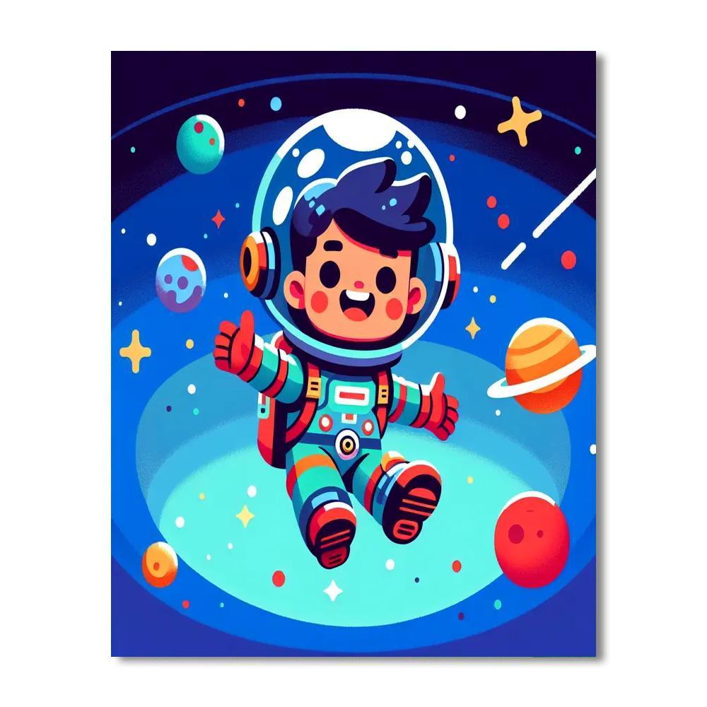Brave Little Space Cadet Paint By Numbers Kits