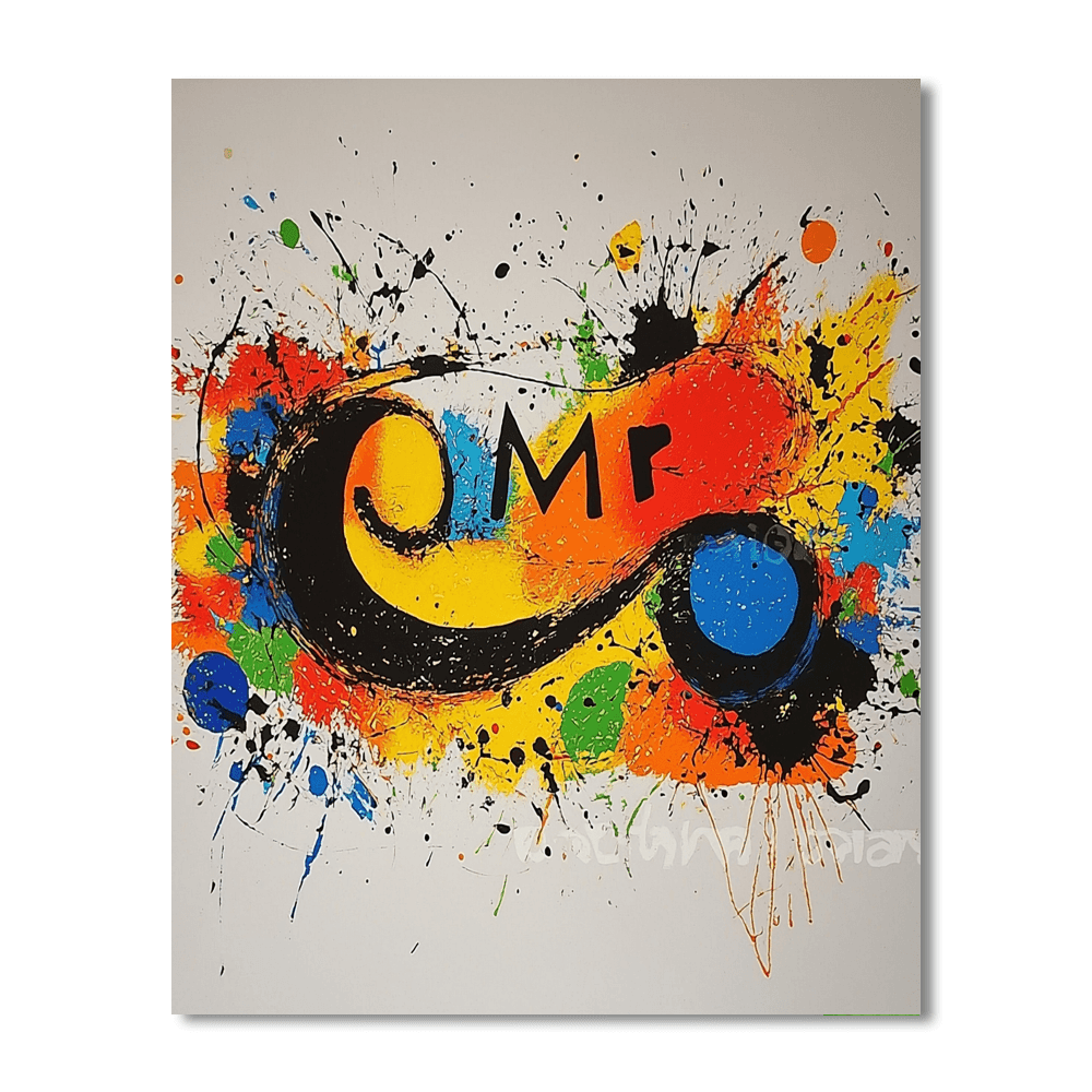 Joan Miró Inspired Energetic Rhythms  Paint By Numbers