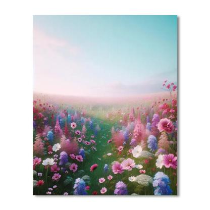 Dreamy Wildflower Field Paint By Number