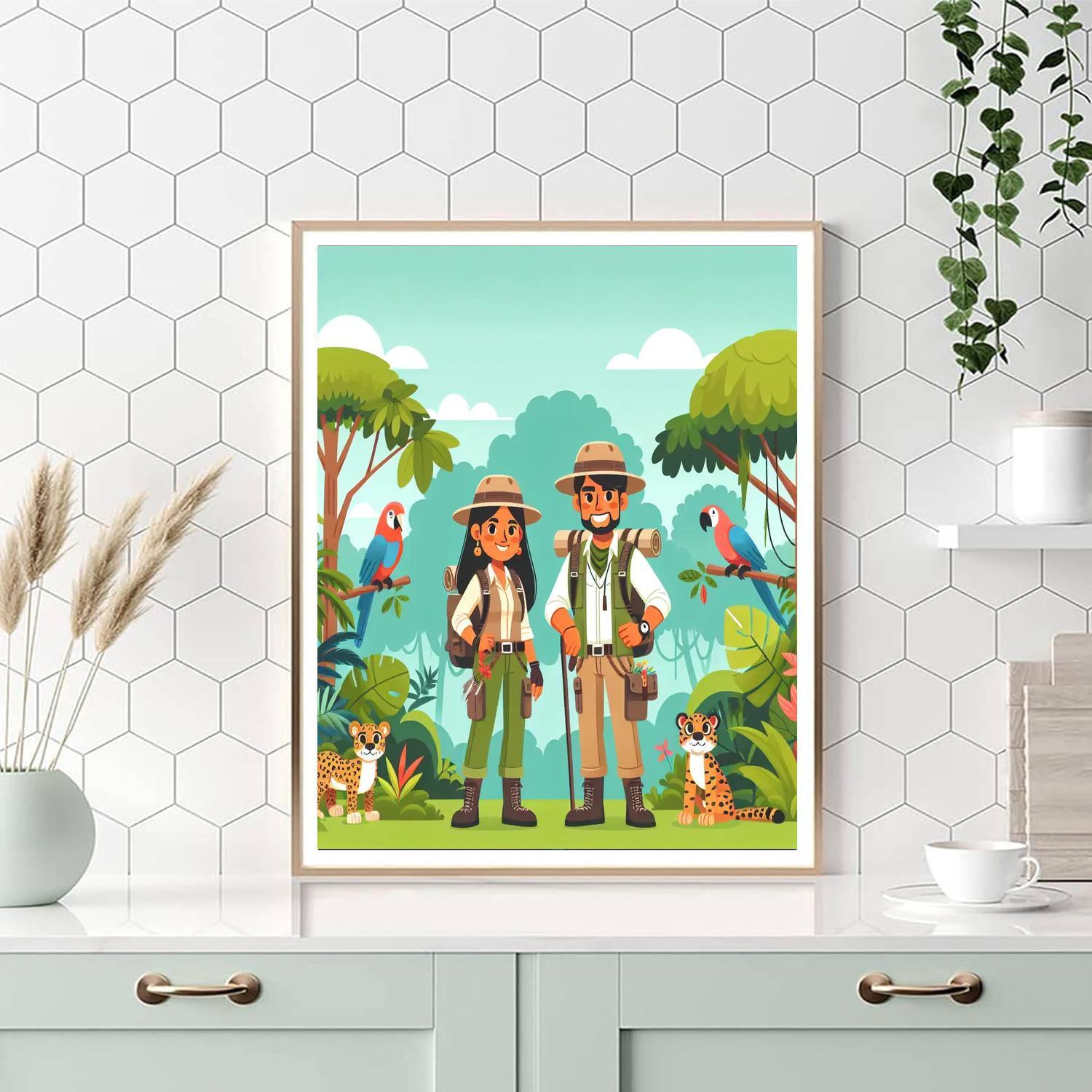 Tropical Rainforest Quest Paint By Numbers Kits