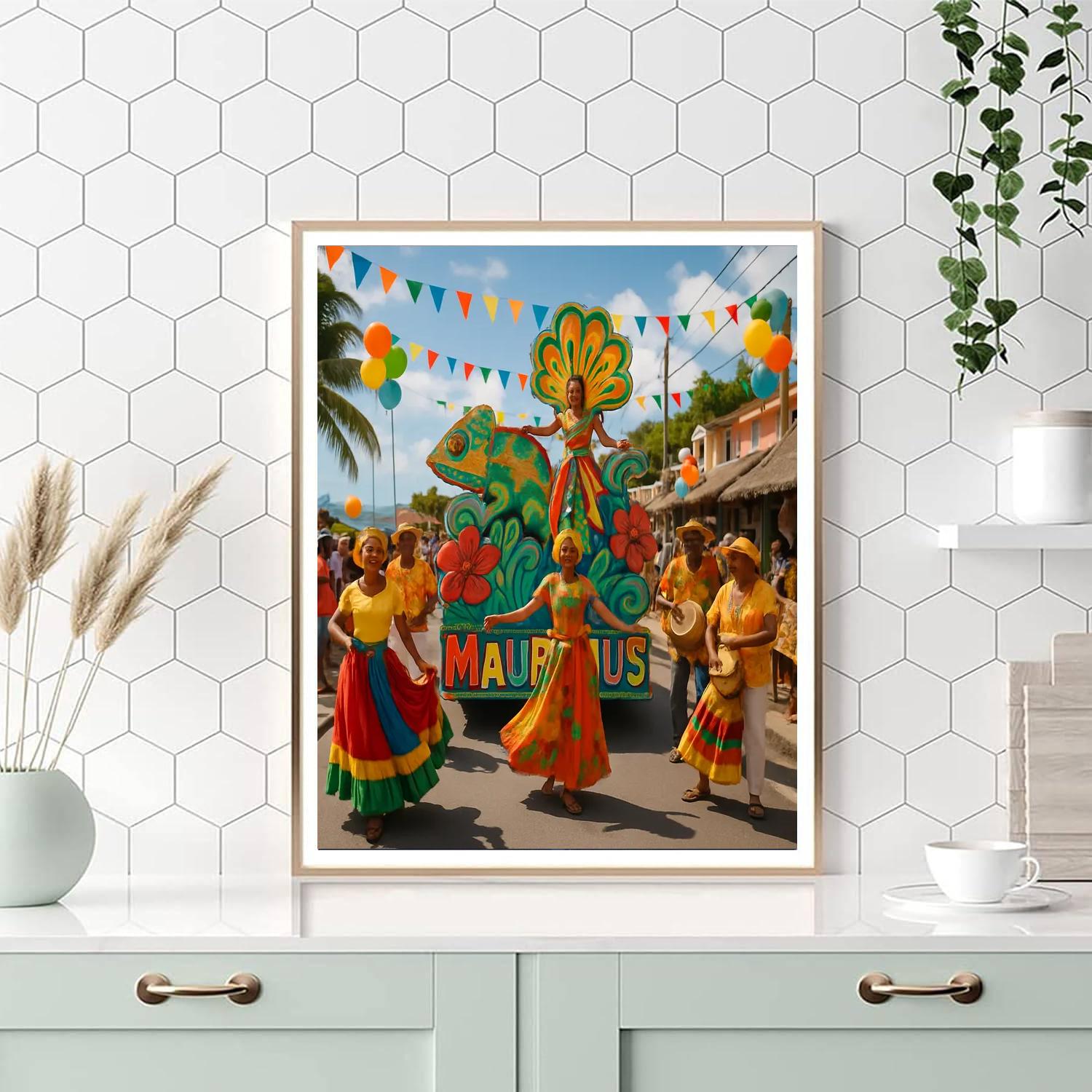 Karnival Des Arts - Mauritius Number Painting