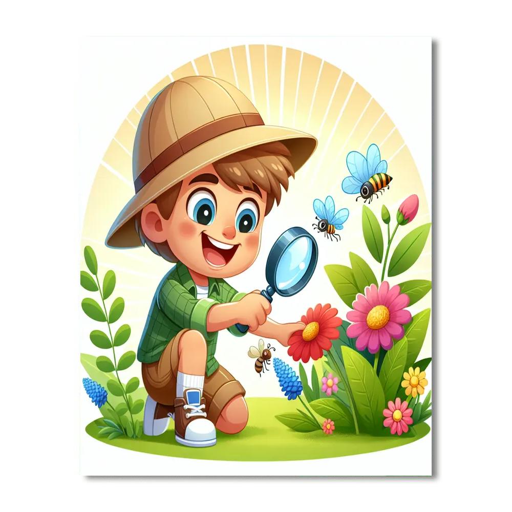 Adventurous Adventurer Paint By Numbers Art