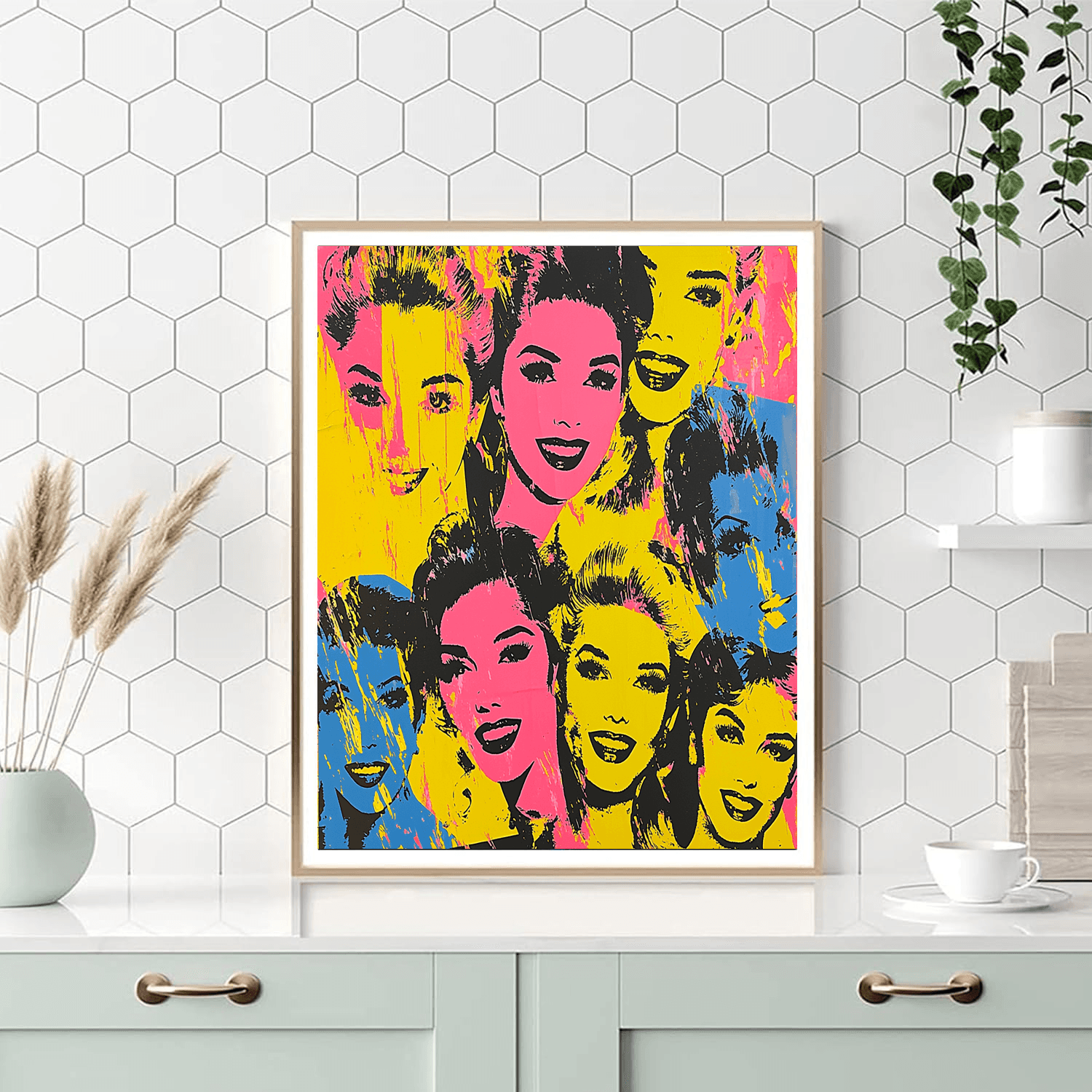 Andy Warhol Inspired Retro Pop Culture Fusion  Paint By Numbers Kits