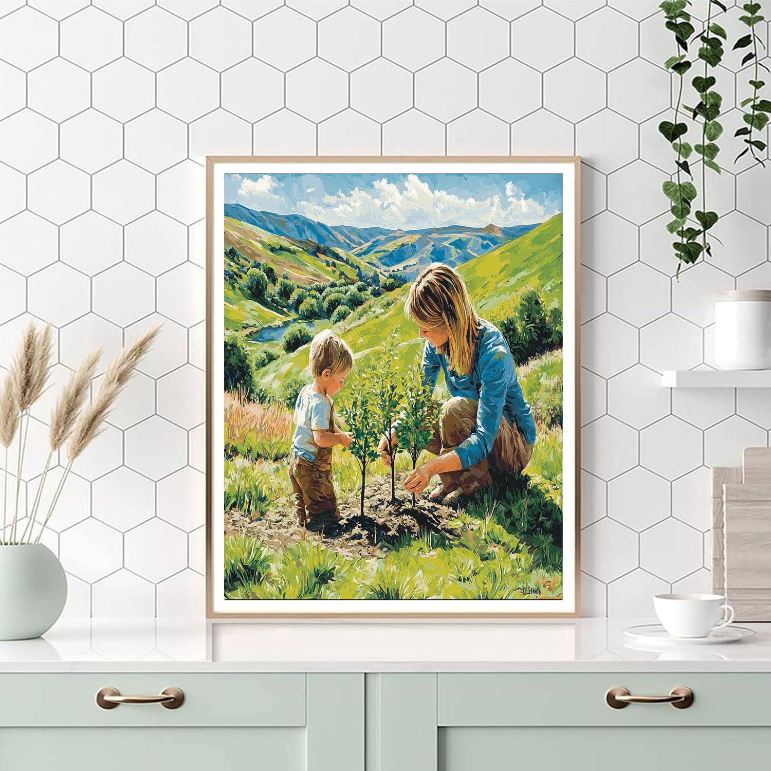 Mother Nature's Love DIY Paint By Numbers