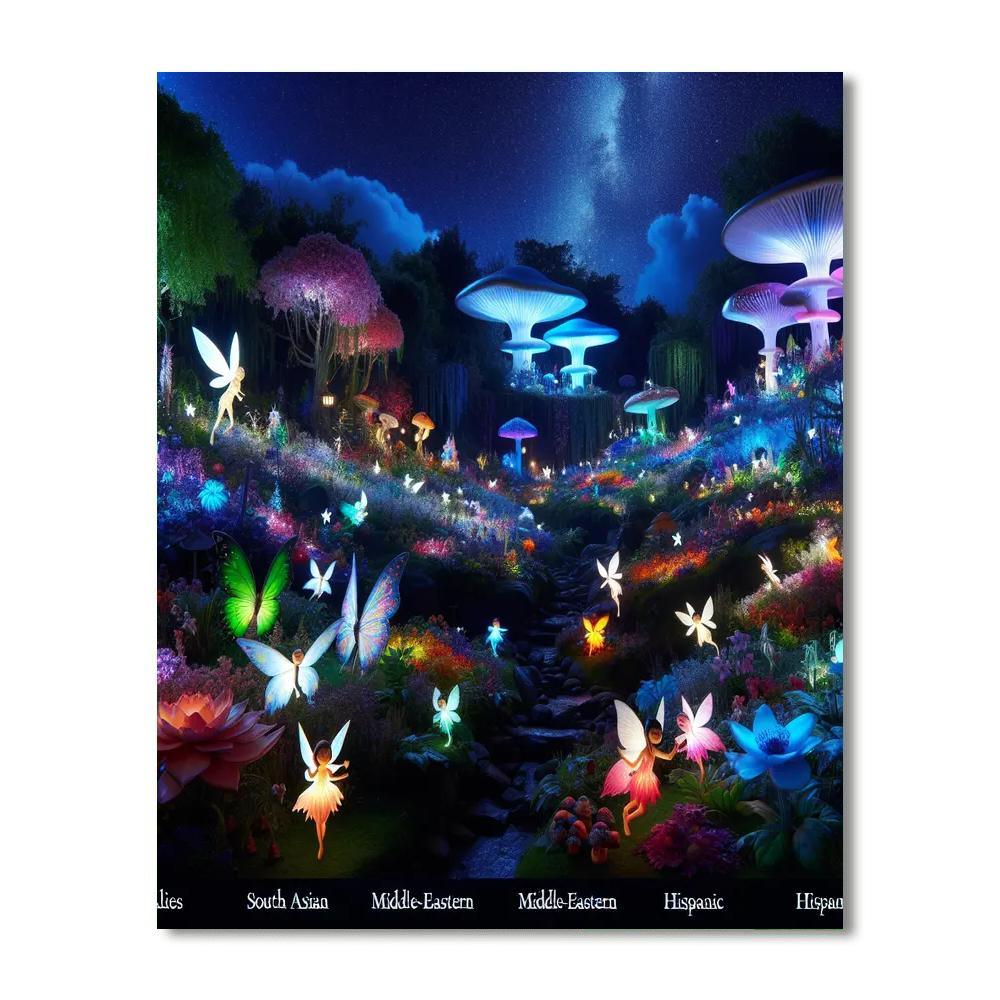 Enchanted Garden For Little Explorers Numbered Painting Kits