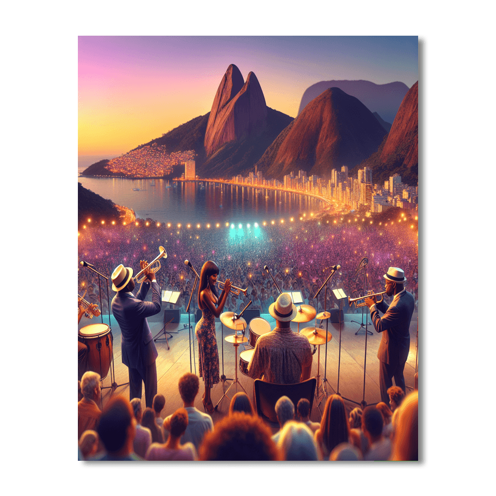 Cape Town Jazz Festival - Cape Town Paint By Numbers Art