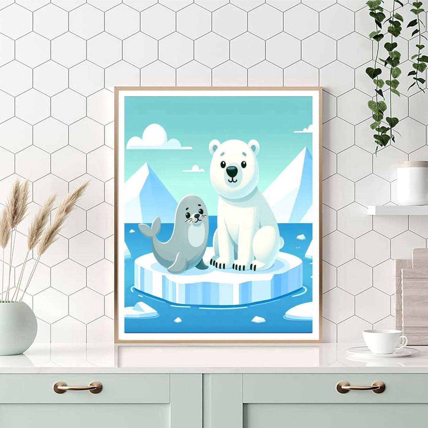 Arctic Polar Expedition Paint By Numbers Art