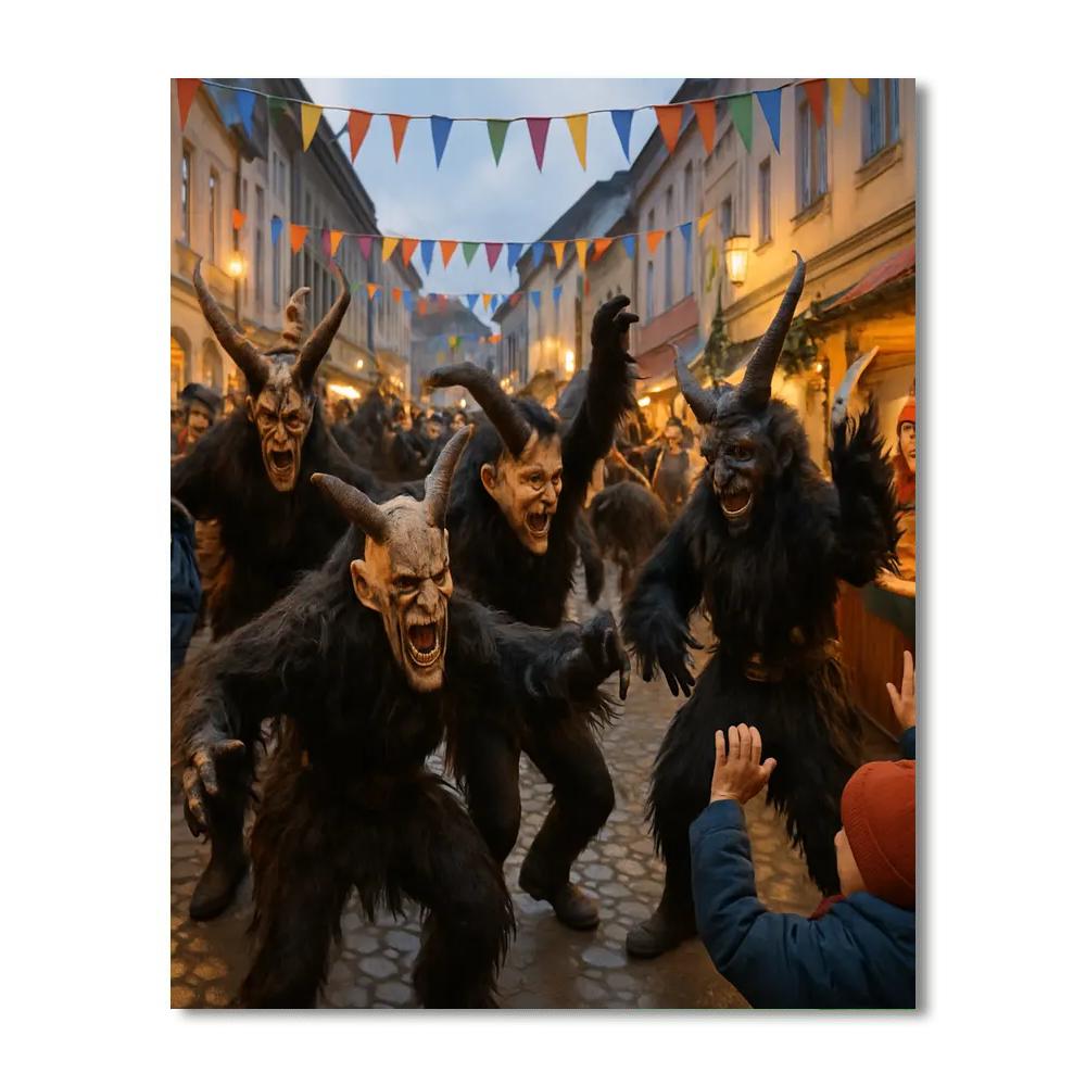 Krampus Run - Austria Paint By Numbers