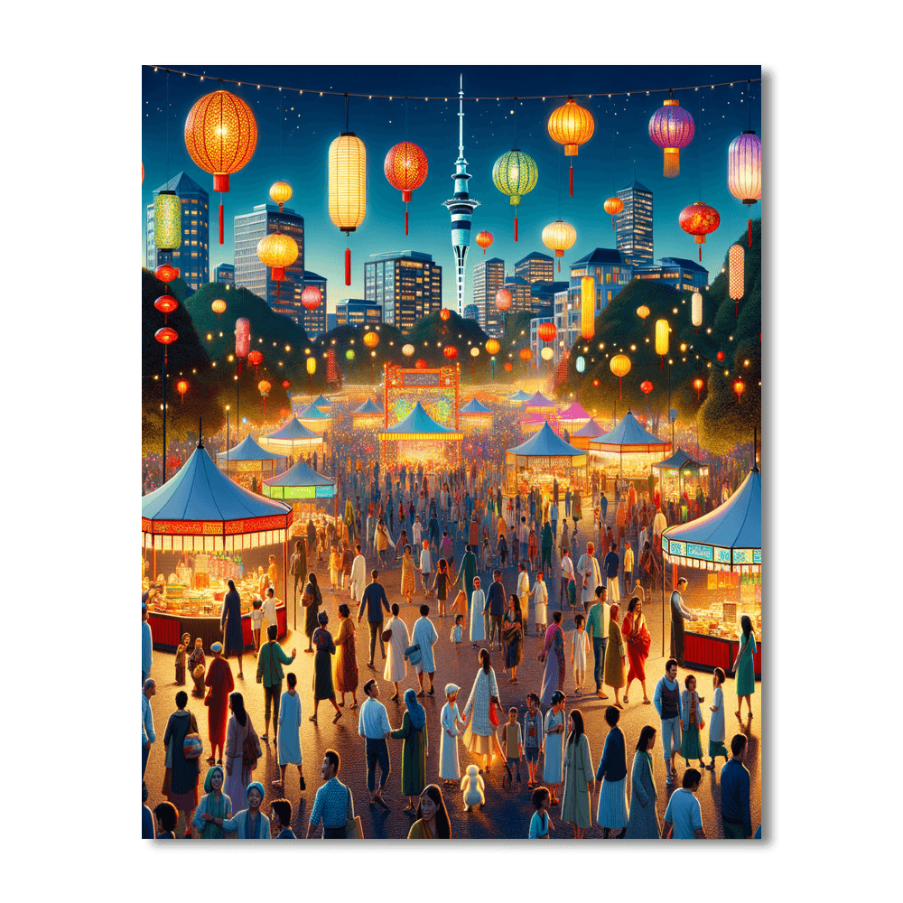 Lantern Festival - New Zealand Paint By Number
