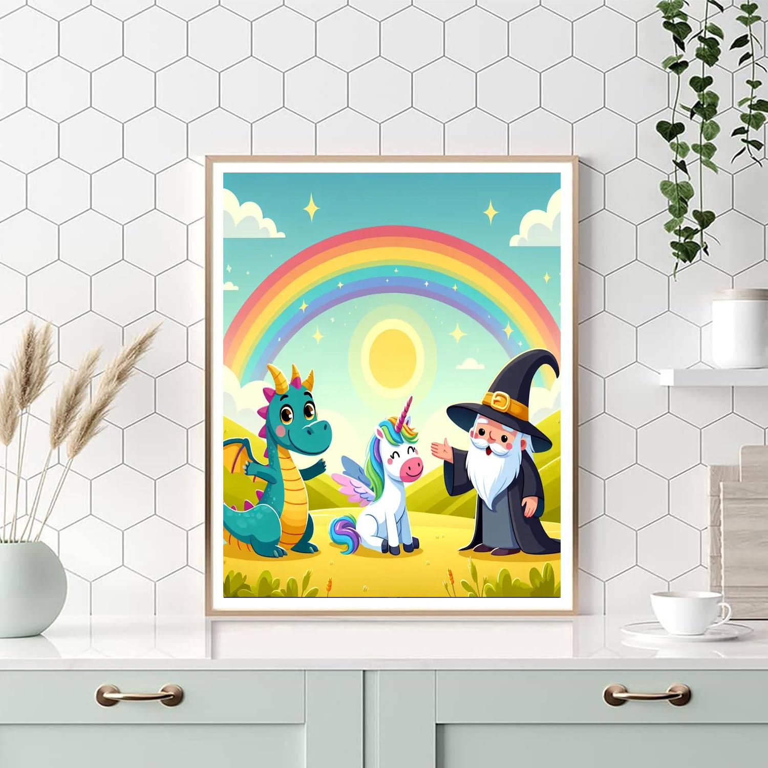 Mystical Fairytale Adventure Number Painting