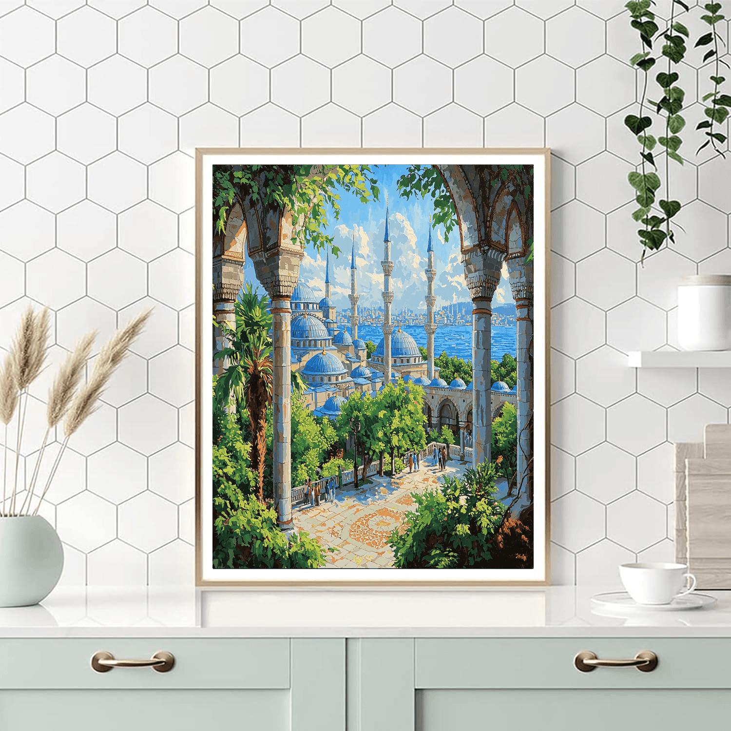 Blue Mosque Paint By Numbers Kits