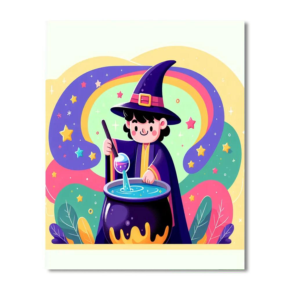 Wonderous Wizards Paint By Numbers Art