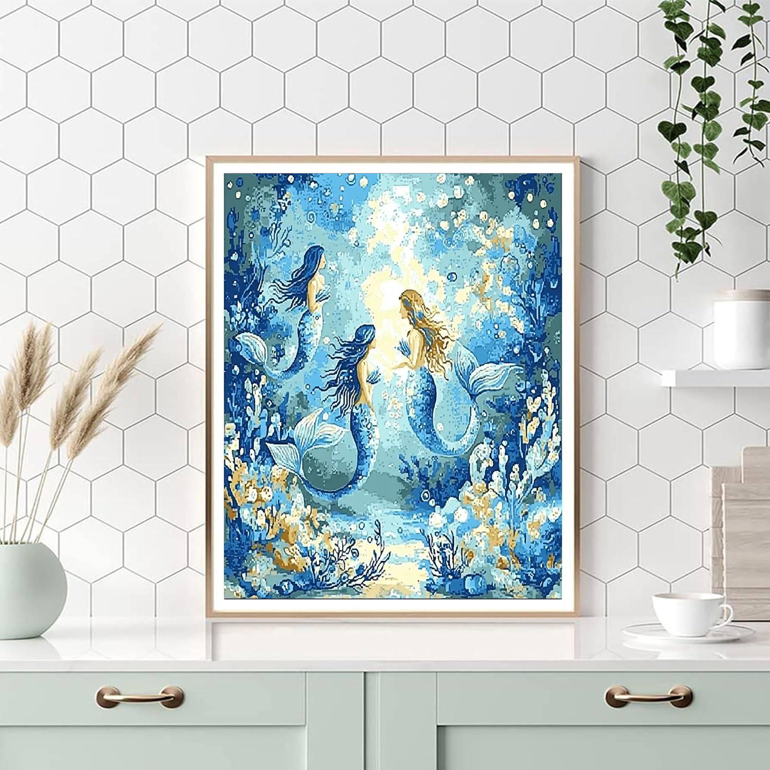 Botticelli Inspired Botticelli's Oceanic Myth  Number Painting