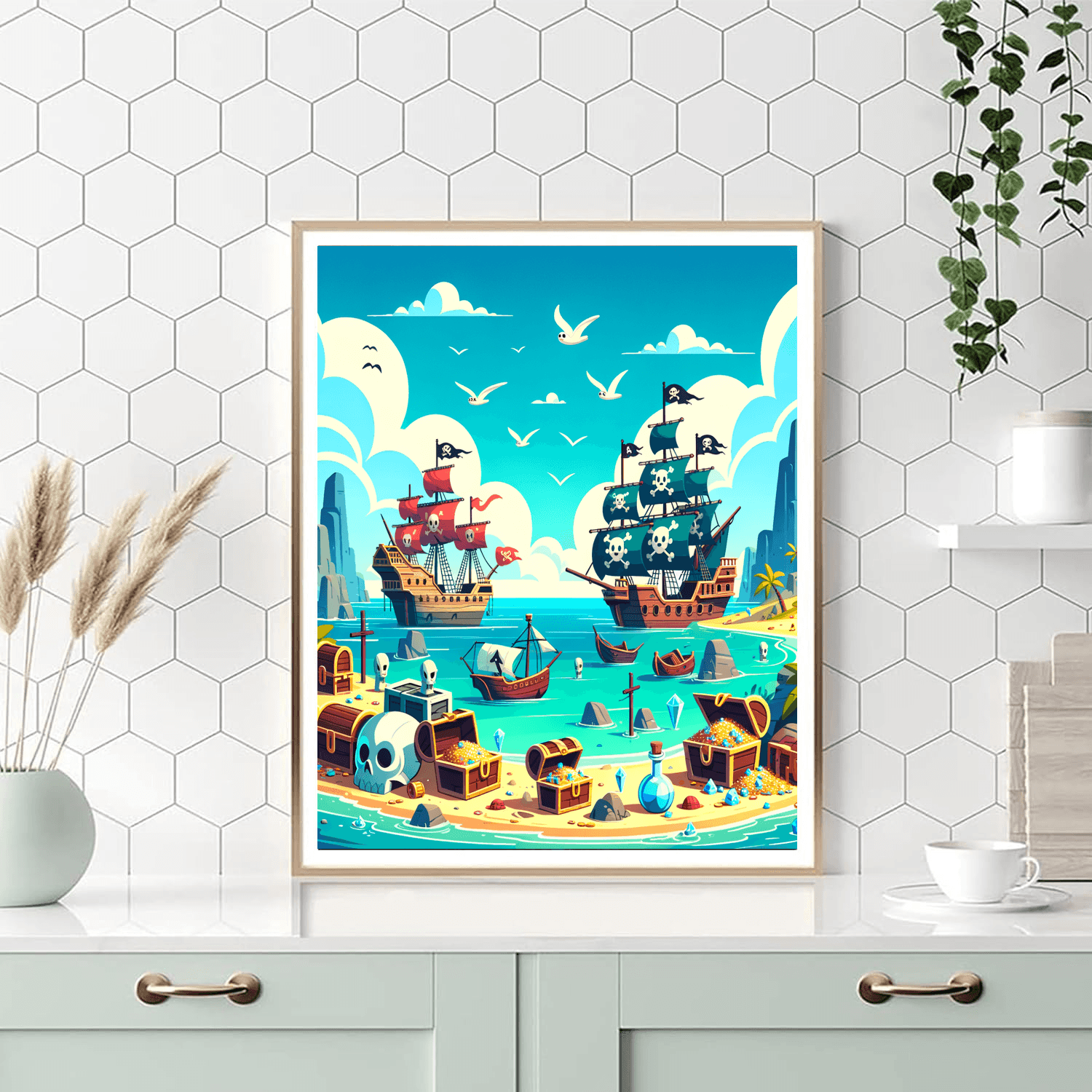 Pirate Cove Paint By Number