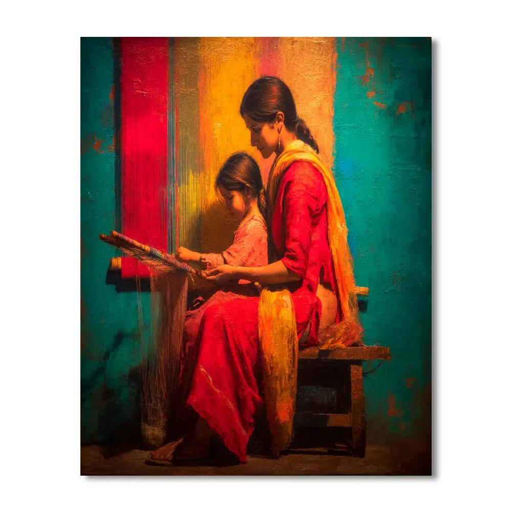 Threads Of Our Story Paint By Color