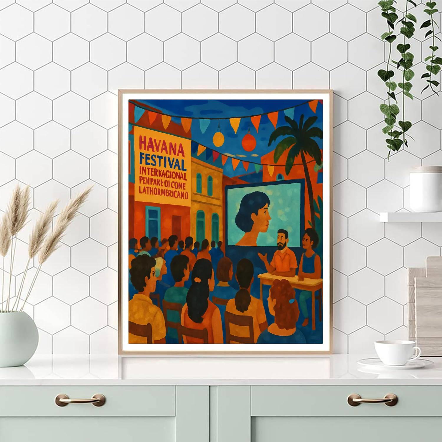 Festival Internacional Del Nuevo Cine Latinoamericano - Havana, Cuba Paint By Numbers Art