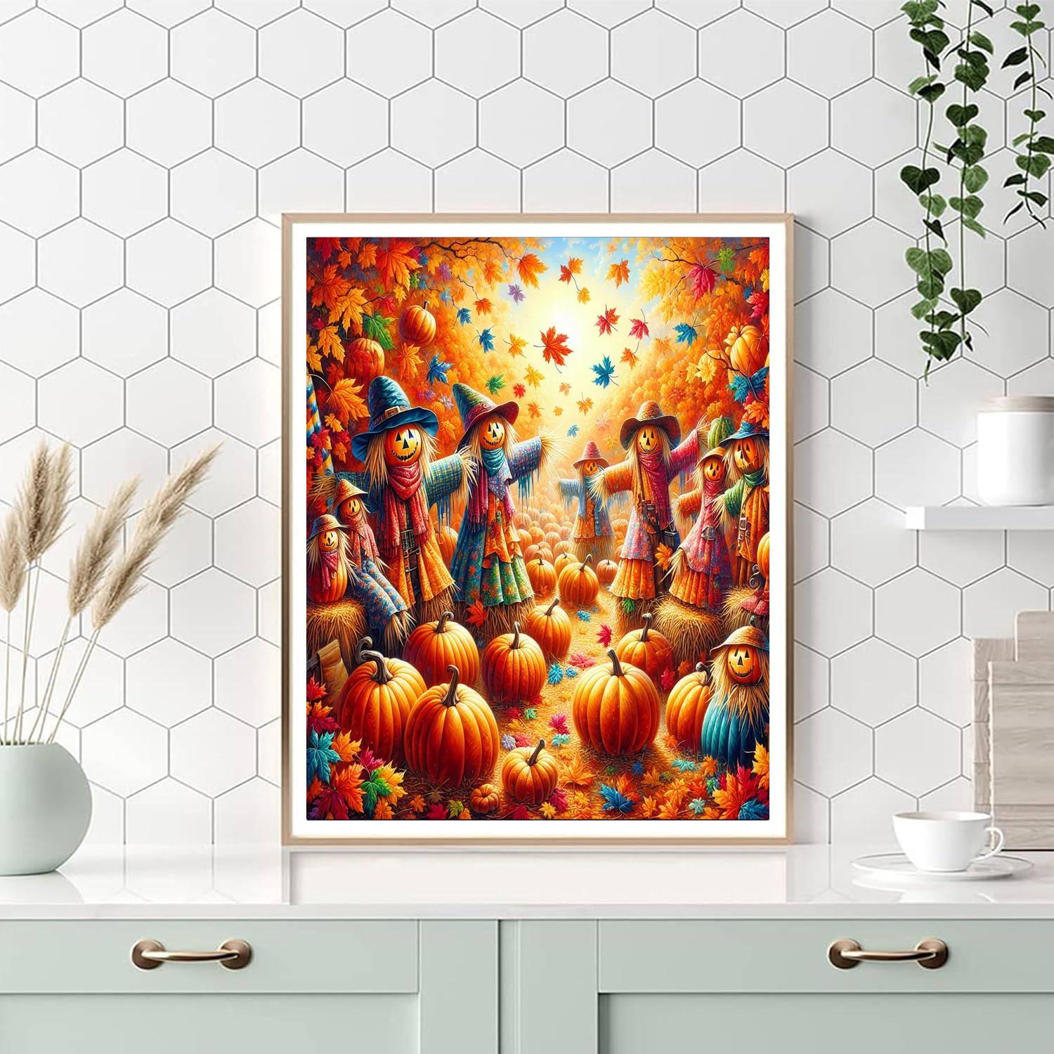 Playful Autumn Festival Paint By Numbers Art
