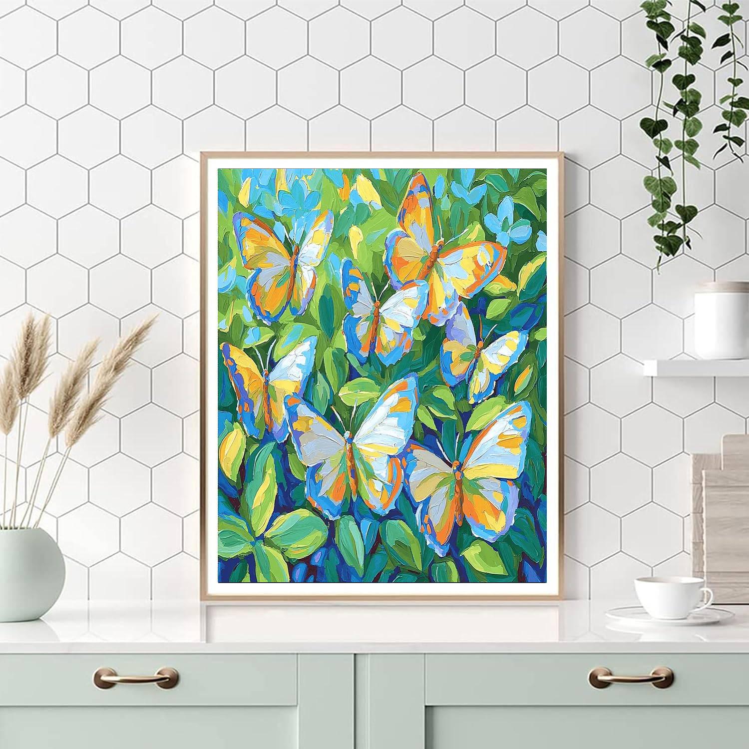 Chasing Butterflies Paint By Number