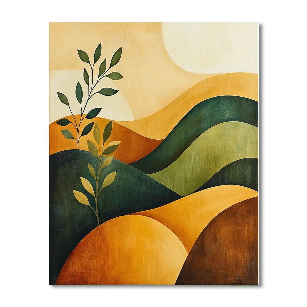 Paul Klee Inspired Nature's Echoes  Paint By Color