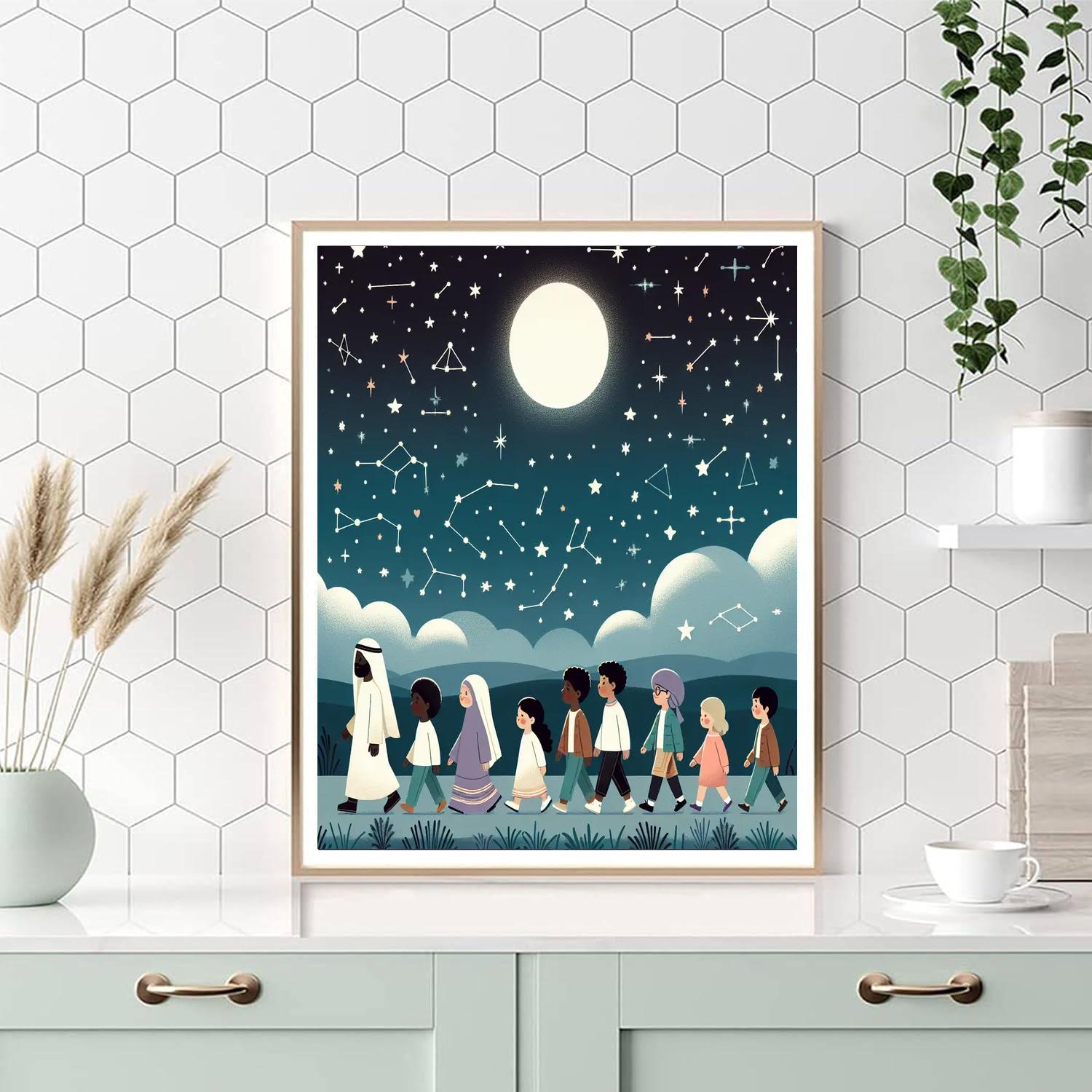 Starlight Stroll Painting Number Kit