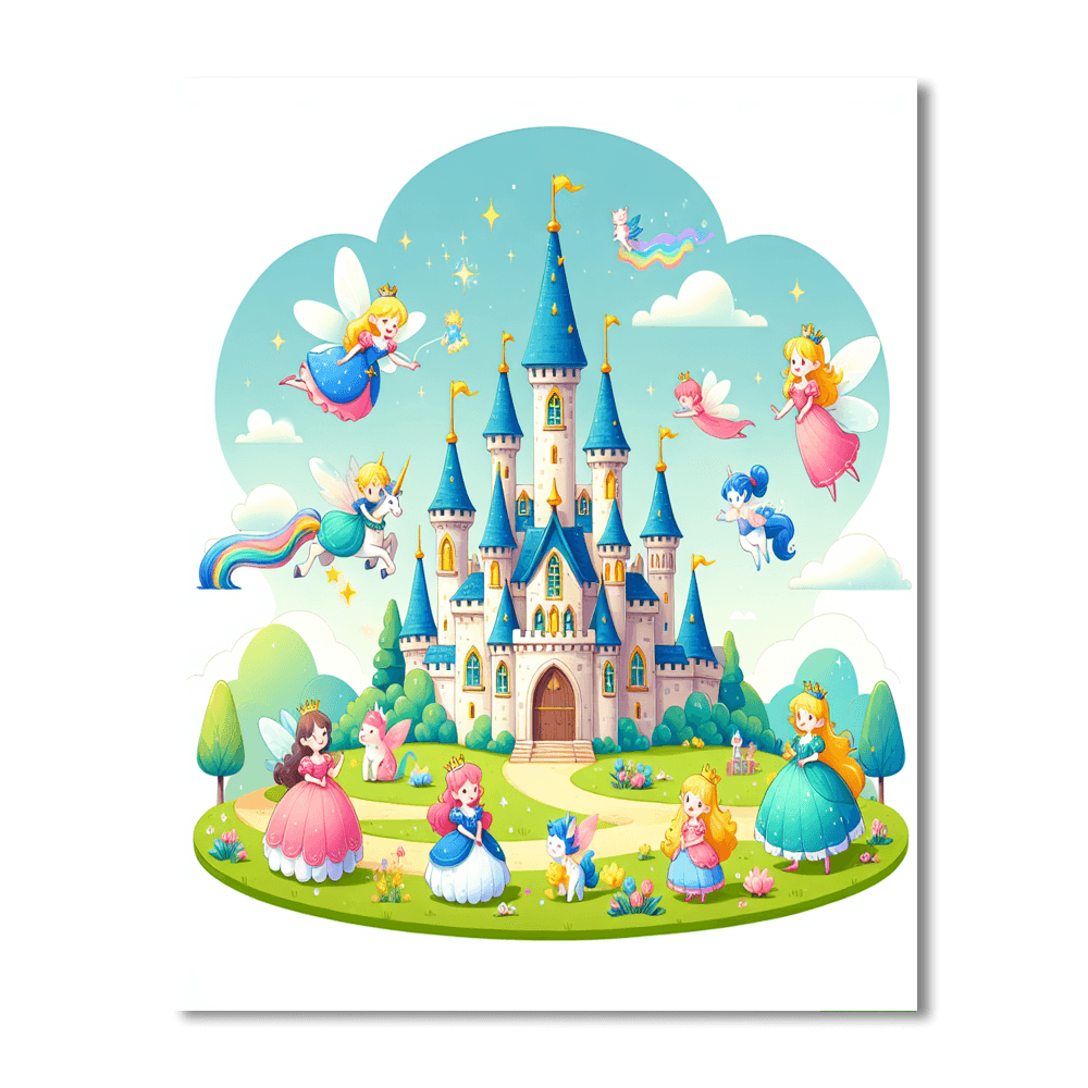 Charming Fairytales Painting By Numbers Kit