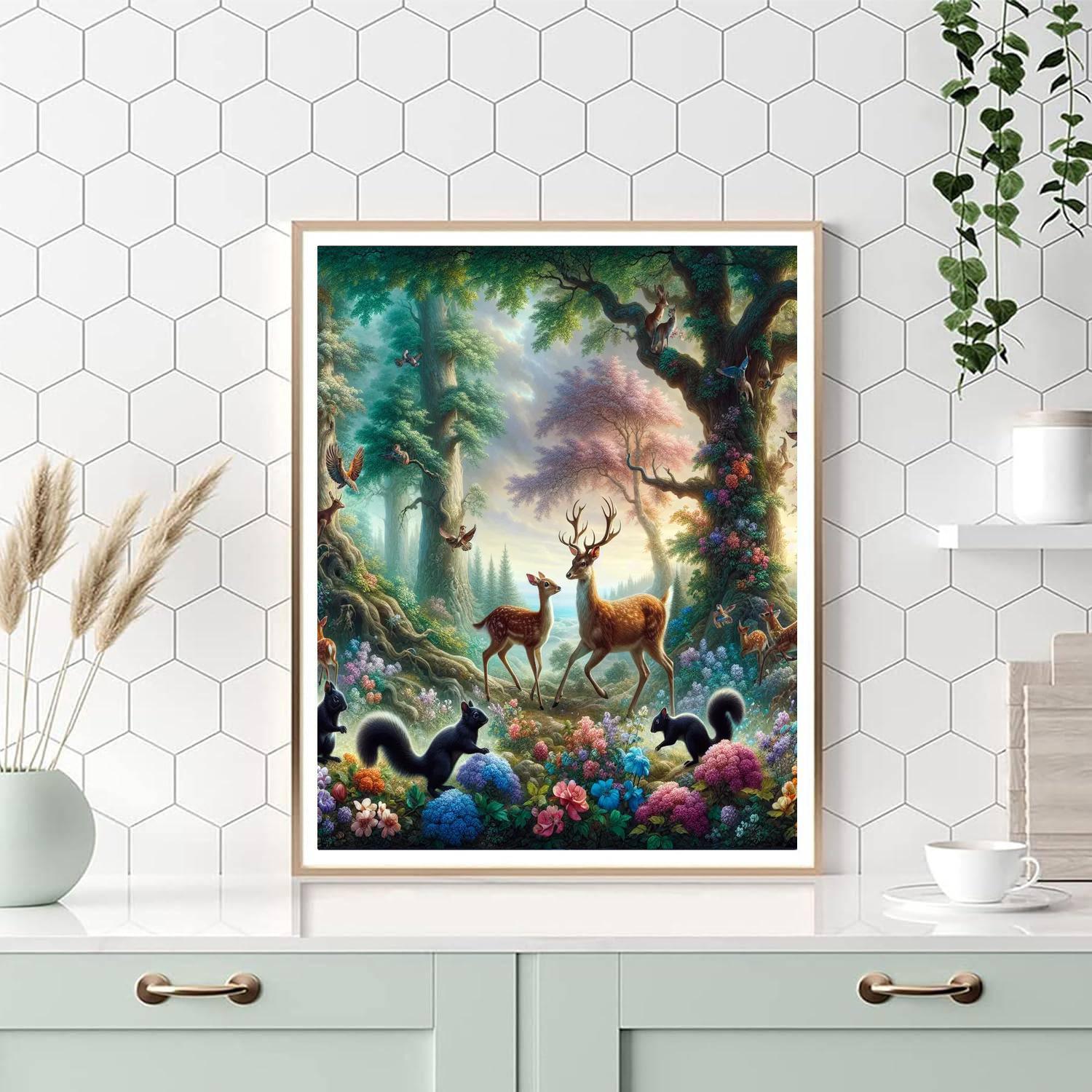 Fairy Tale Woodland Realm Numbered Painting Kits