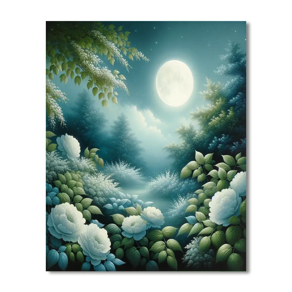Magical Moonlit Garden Paint By Color