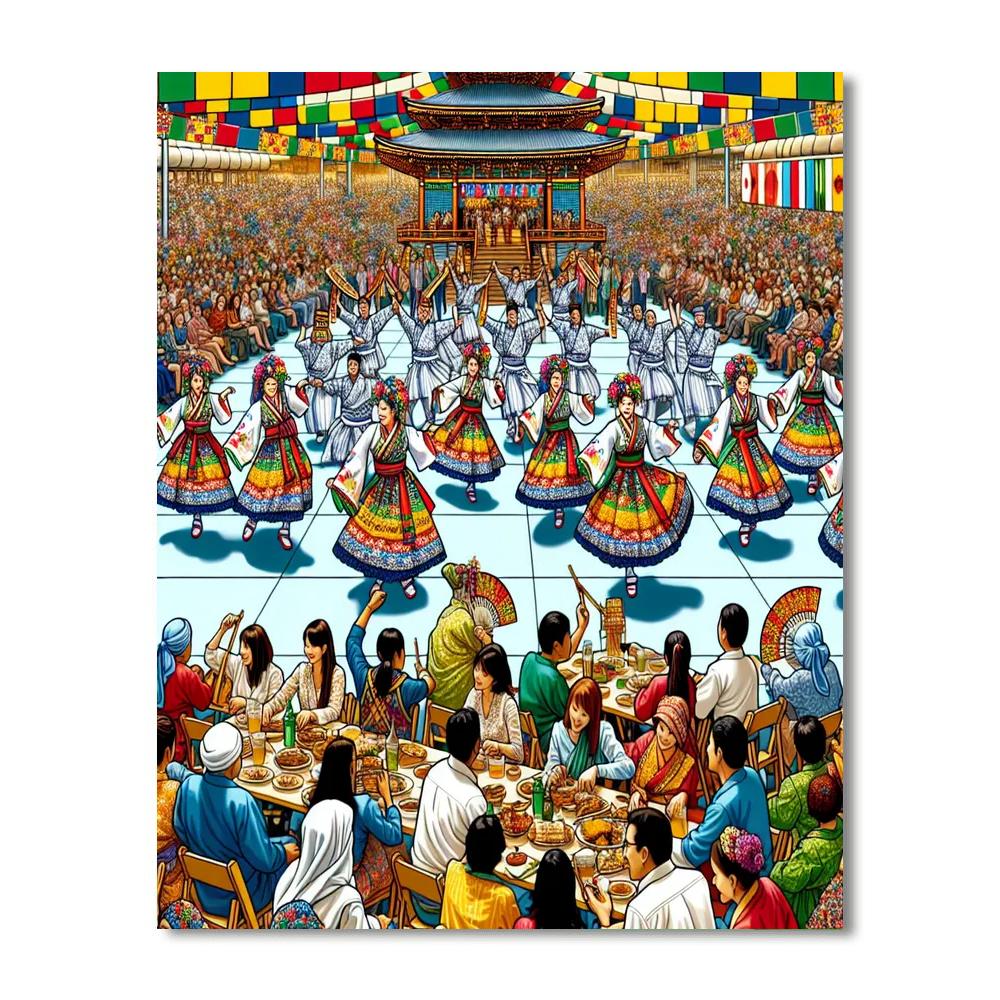 Kizuna Festival Number Painting