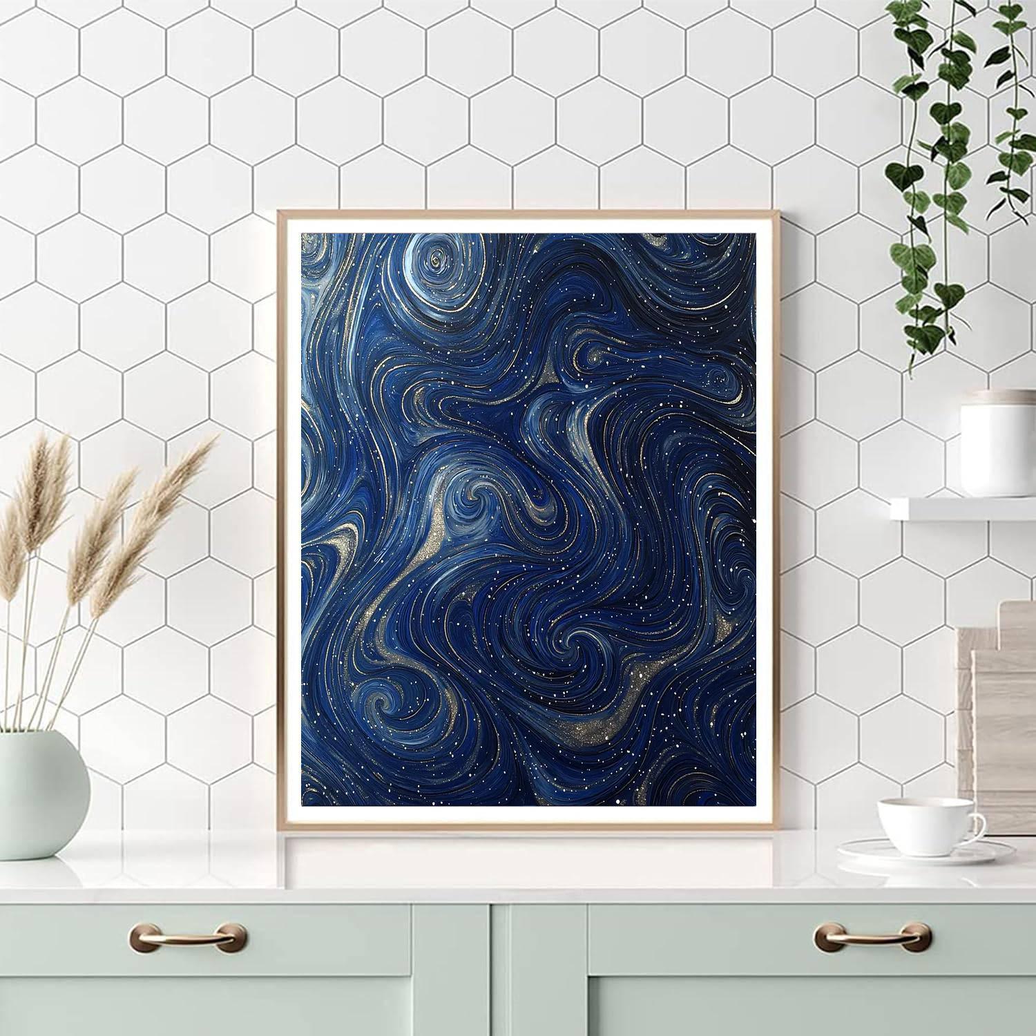 Leonardo Da Vinci Inspired Cosmic Whispers  Paint By Numbers