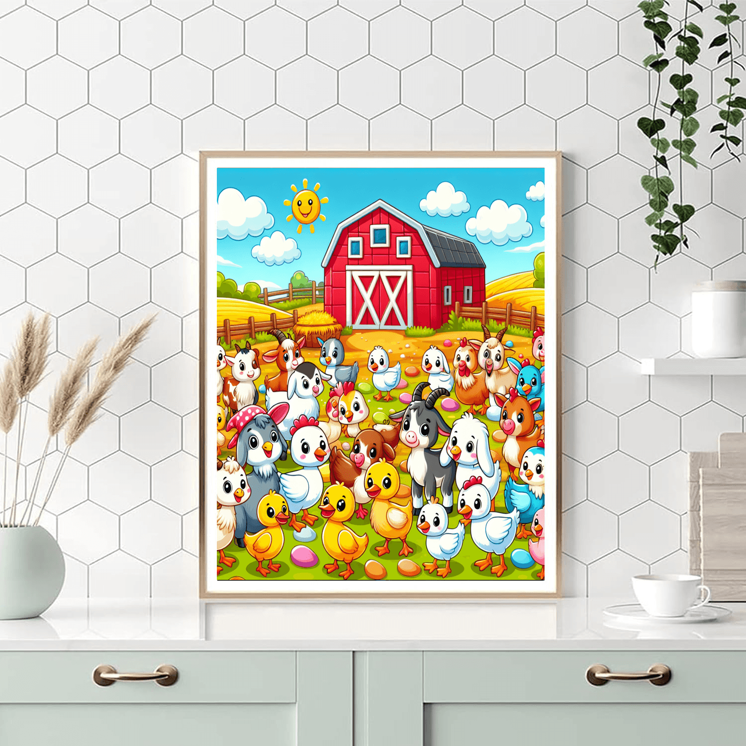 Giddy Goat Farm Paint By Number