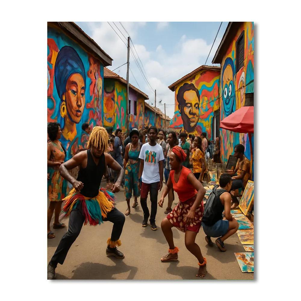 Ghana’s Chale Wote Street Art Festival Painting By Numbers Kit