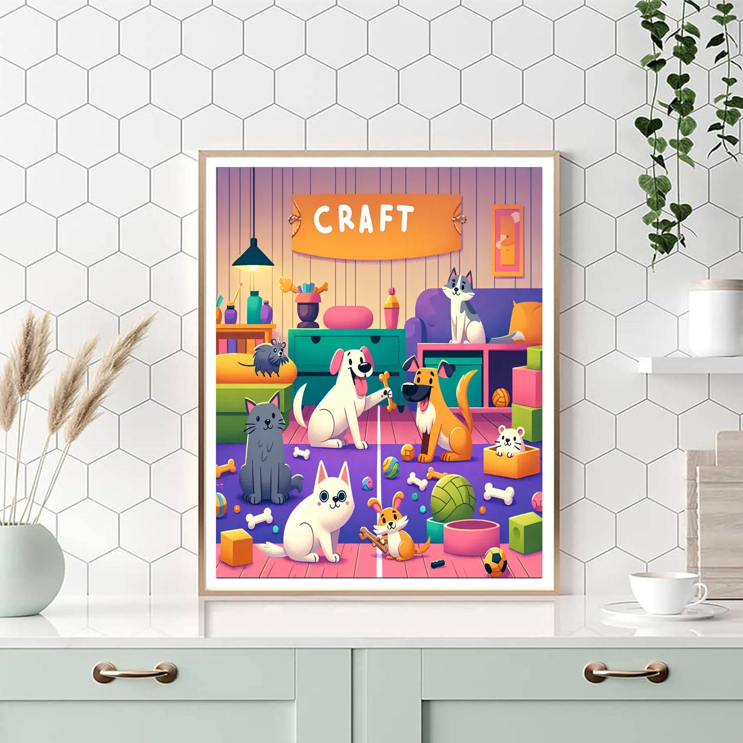 Paws And Claws Painting Number Kit